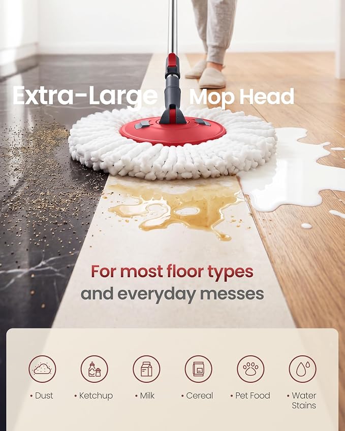 SONGMICS Spin Mop and Bucket Set - Image 7