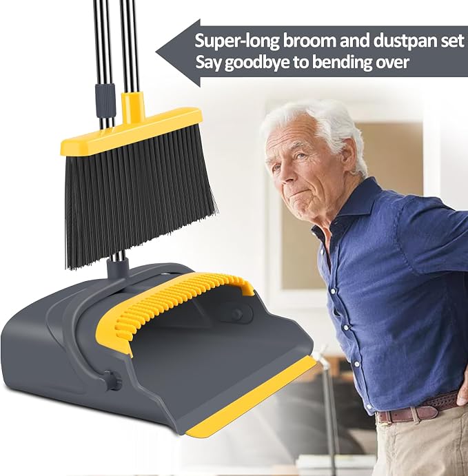 Upgrade Broom and Dustpan Set, Broom - Image 4