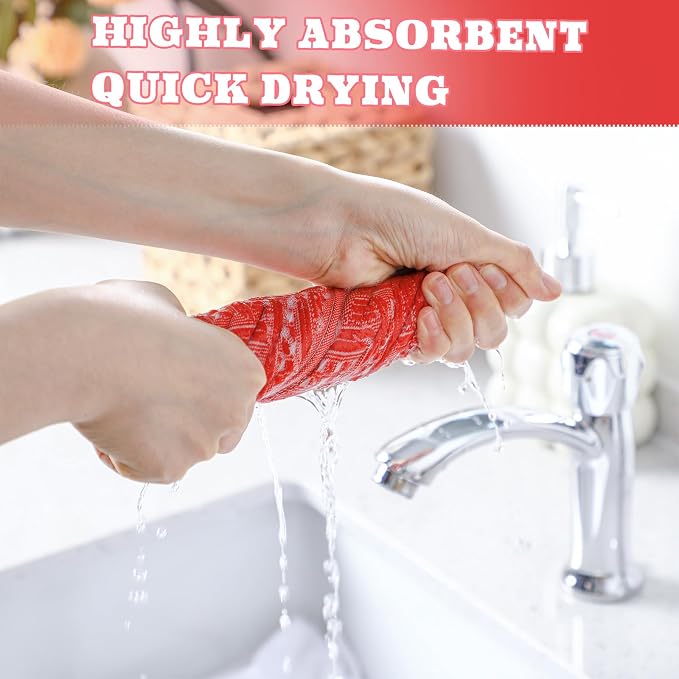 HunnmingRe 4 Pack Boho Hand Towel - Image 4