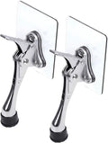 HASHI 4 Inch Kickdown Door Stopper No Drilling, Hands-Free Foot Operated Door by HASHI
