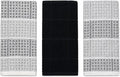 Serafina Home Black Gray Kitchen Dish Towels- Set of 3 100% Cotton Cloth Soft by SerafinaHome