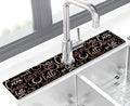 Kitchen Sink Splash Guard Faucet Mat Super Absorbent Fast Drying Mat Sink by THIDEAPE