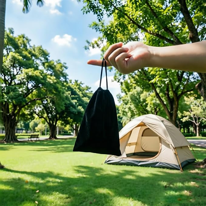 32 FT Portable Travel Clothesline, Retractable Camping Clothesline - Image 7
