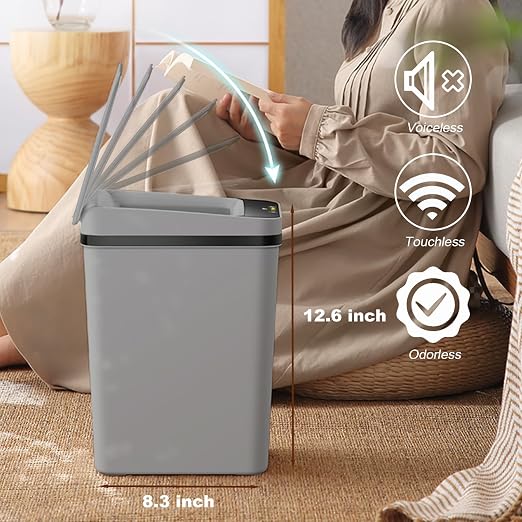 3 PACK - Small Trash Can with Lid - Image 5