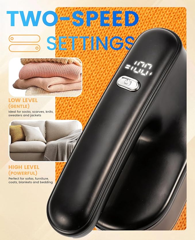 Killrose Fabric Shaver for Clothing，Rechargeable Lint Shaver - Image 3