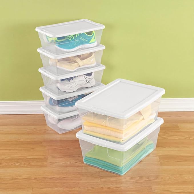 Sterilite 6 Quart Storage Box, 12 Pack - Image 9