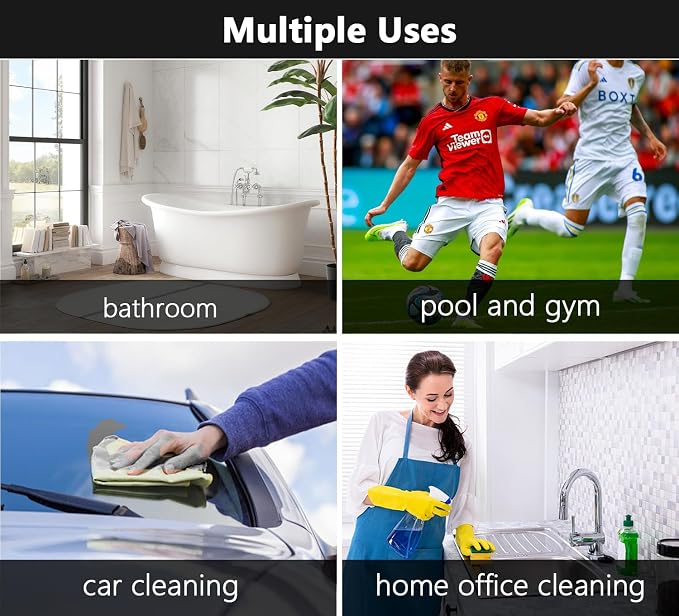 Cleaning Wipes Cloths, Shower Doors Drying Towels, 12 * 10” Streak Free Glass - Image 8