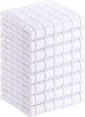 Homaxy 100% Cotton Terry Kitchen Towels, 8 Pack by Homaxy