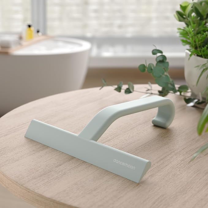 JustHang Shower Squeegee with Built-in Hook, 10-Inch Sage Green | Award-Winning - Image 5