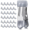 Clothes Pins Heavy Duty Out Door 30 Pack, Chip Clips 2.17 Inch, Bag Clips by Unknown