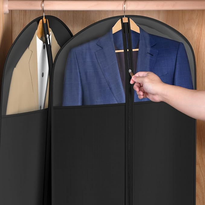 Univivi Garment Bag Suit Bag for Storage and Travel, 40 Inch, Oxford Fabrics - Image 5