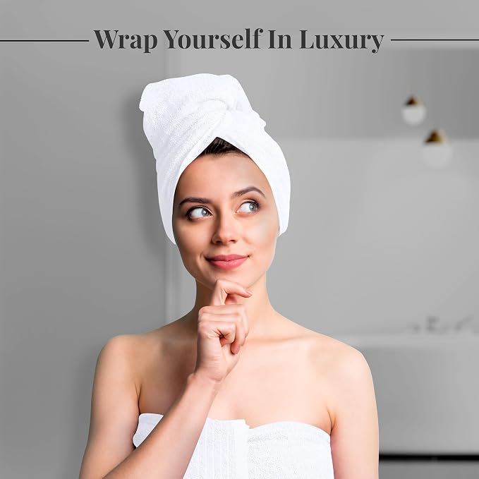 8 Piece Towel Set, 2 XL Bath, 2 Hand, 4 Washcloth, Lighter Weight, Quicker to - Image 3