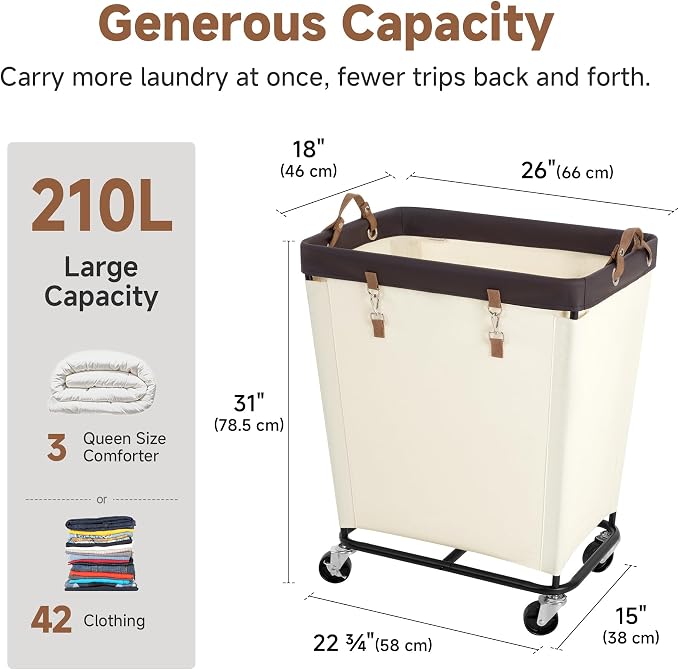 StorageWorks 210L Laundry Basket - Image 2