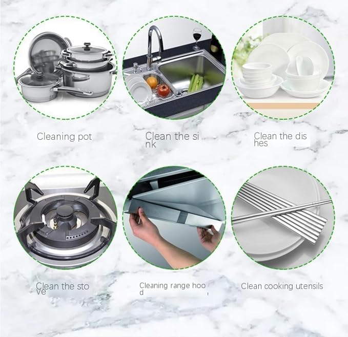 Countertop Kitchen Dish Soap Dispenser and Sponge Holder.Sink Dish Washing Soap - Image 8