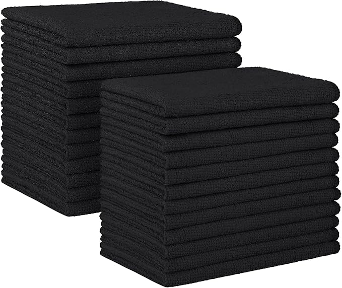 HOMEXCEL Microfiber Cleaning Cloth, 24 Pack Cleaning Rags by HOMEXCEL