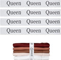 4PCS Bed Sheet Organizer Bands, Storage Labels and Sheet Keepers by QoeCycth