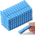 72 Pcs Colorful Wooden Clothes Pins, 2.9 Inch Clothes Pins by Phinus
