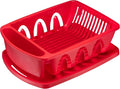 Tribello Sink Dish Drying Rack, Heavy Duty Hard Plastic Sink Set by Tribello