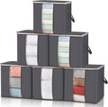 Lifewit 6 Pack 100L Clothes Storage Bins by Lifewit