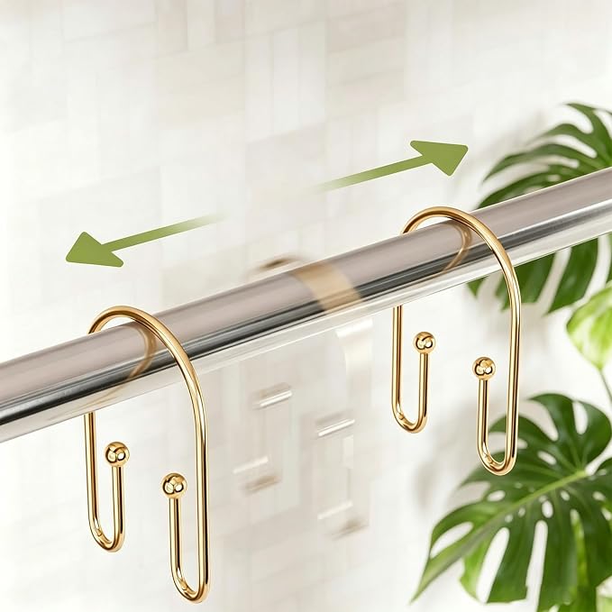 BBV Shower Curtain Hooks Rings - Image 6