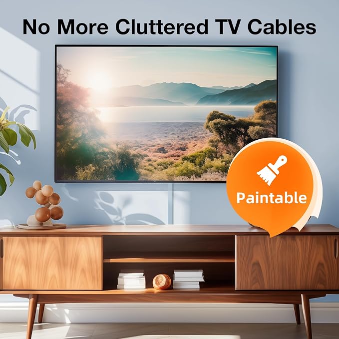 Delamu 157in Cord Hider Wall, TV Cable Hider Cord Covers - Image 8