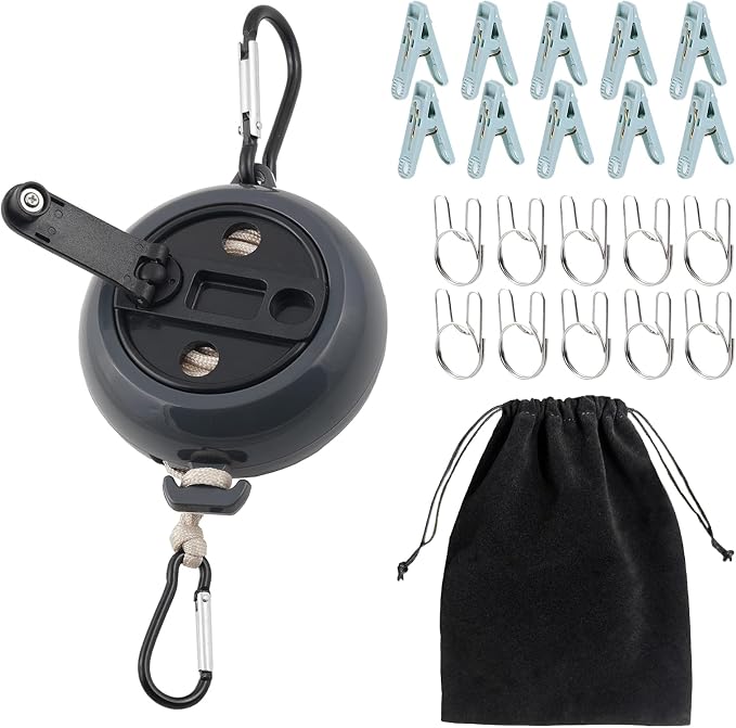 32Ft Portable Travel Clothesline is also an Outdoor Camping Clothesline by Unknown