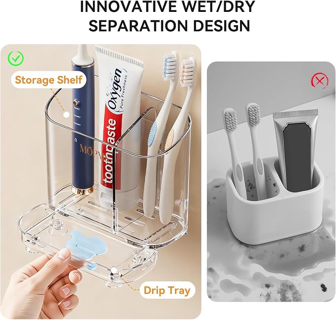 MOPMS Toothbrush Holders with Drainage - Image 4