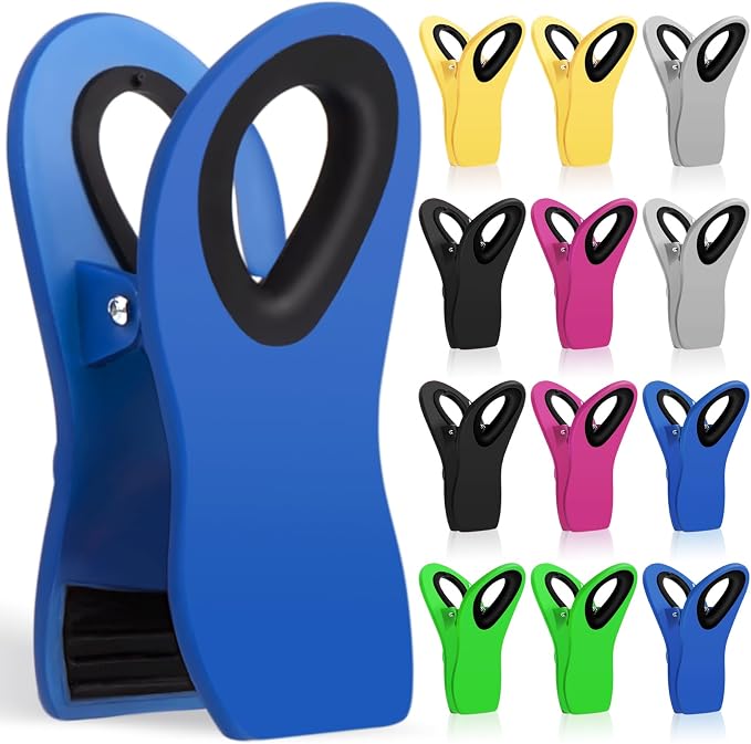 JETMORE 12 Pack Chip Clips Bag Clips Food Clip by Jetmore