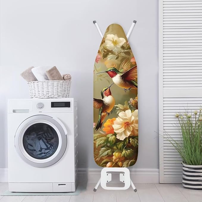 Hummingbird Floral Ironing Board Cover Heat Resistance and Resist Scorching - Image 3