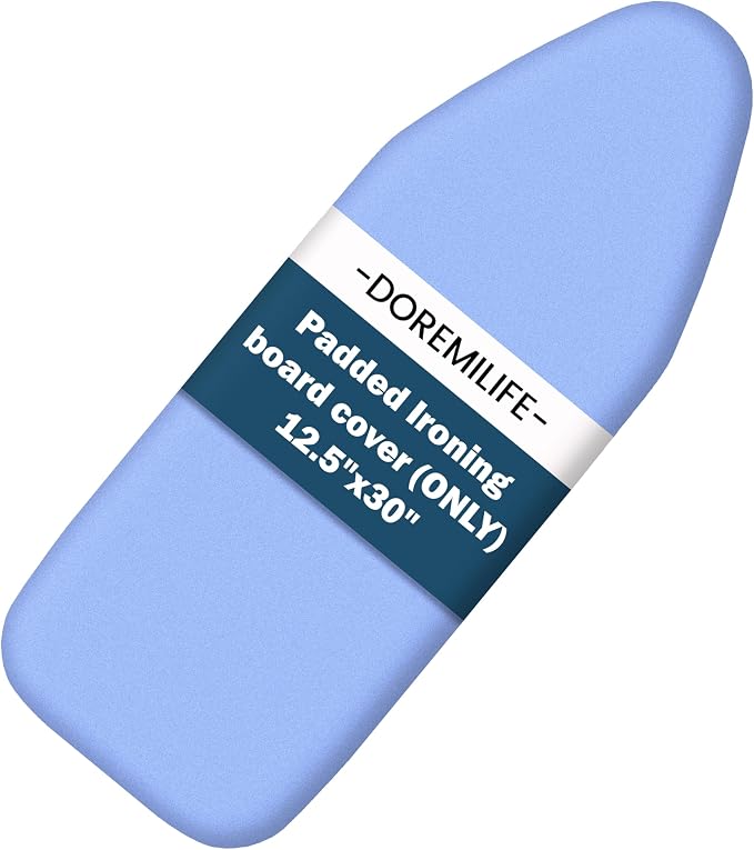 Small Ironing Board Cover and Pad 12.5”x30”, Silicone Coated Scorch Resistant by Unknown