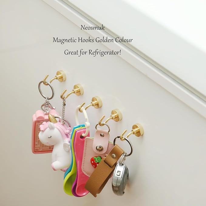 Neosmuk Magnetic Hooks, 30lb Heavy Duty, 12 Pack - Image 3