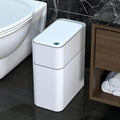 MOPALL Bathroom Trash Can with Lid Automatic Bagging Motion Sensor 3.5gal | by MOPALL