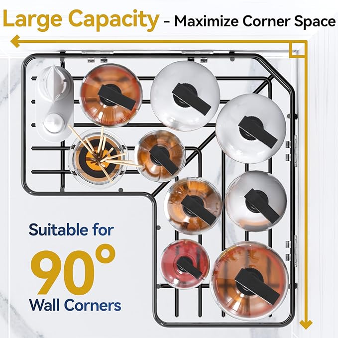 YASONIC Corner Shower Caddy Adhesive, 100% Rustproof Shower Organizer - Image 3