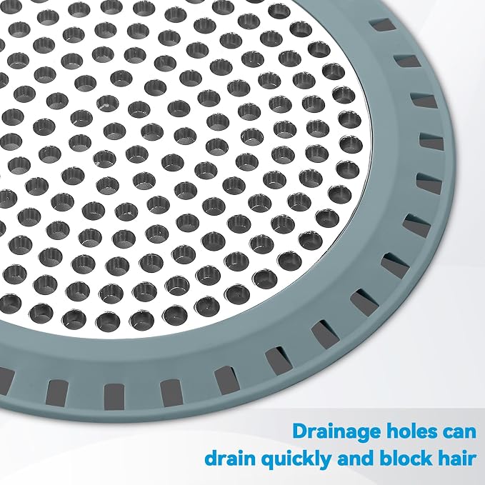Shower Drain Hair Catcher, Aluvor Shower Drain Cover Bathtub Drain Strainer | - Image 3
