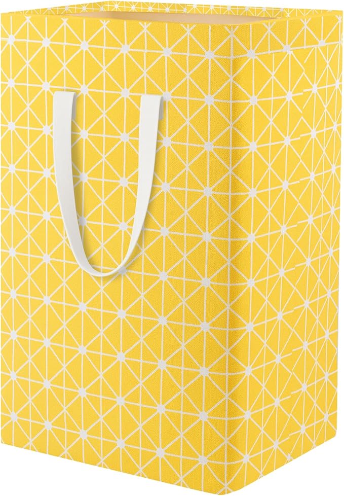Waterproof Laundry Hamper Collapsible Laundry Basket Extended Cotton Handle by %E2%80%8ETeLUVHome