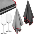 6 Pcs Microfiber Glass Polishing Cloths, 25 x 20 Inch Lintless Streak-Free by Unknown