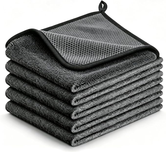 5PC Genie Cloth Magic Cleaning Cloths, Reusable Microfiber Cleaning Cloth by Unknown