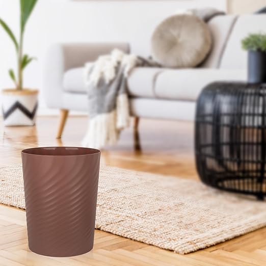 UUJOLY Plastic Small Bathroom Trash Can Wastebasket Garbage Can, Laundry Room - Image 3