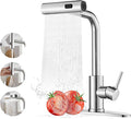 Kitchen Faucets with Pull Down Sprayer, Waterfall Kitchen Sink Faucet, by JOOM