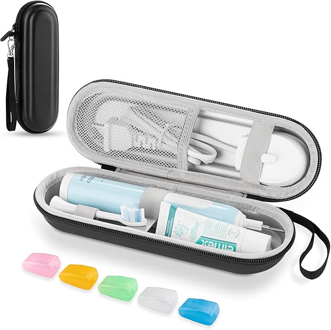 Toothbrush Travel Case for Oral B/Oral-B Pro 1000 1500 5000 7000 & Philips by TYSORETY