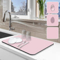 Dish Drying Mat for Kitchen Counter, Non-slip Drying Mat for Coffee Machine by Etomiel