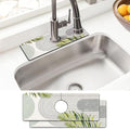 Sink Faucet Absorbing Mat, 2 Pack Drying Mat Around Faucet Sink Splash Guard by BathtubMat