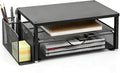 Spacrea Monitor Stand with Drawer and Pen Holder | Monitor Riser Desk by Spacrea