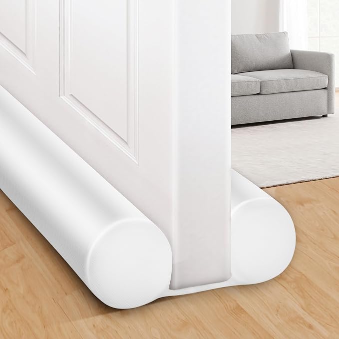 MAXTID Under Door Draft Stopper White 32Inch, Weather Stripping Door Seal | by MAXTID