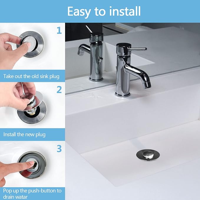 QYHNYJF Bathroom Sink Stopper - Image 6