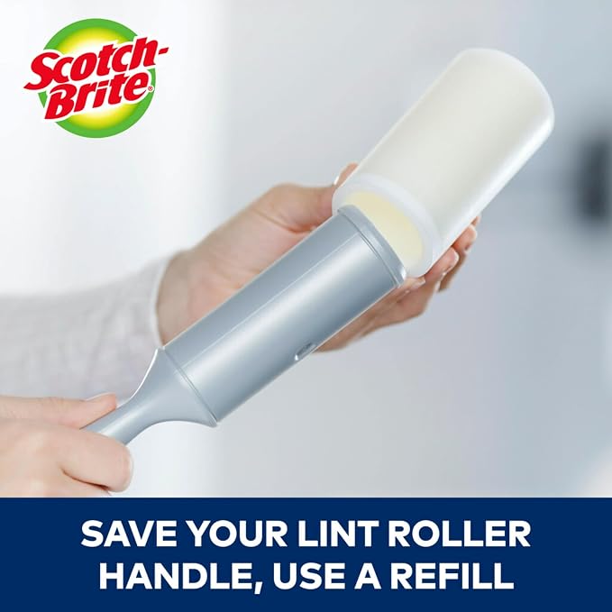 Scotch-Brite 50% Stickier Lint Roller, 288 Sheets Total, 6 Pack | 50% Stickier* - Image 7