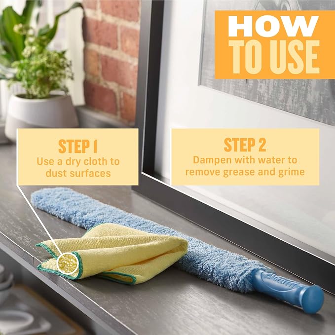 E-Cloth High Performance Dusting Cloth, Reusable & Dual-Sided - Image 2