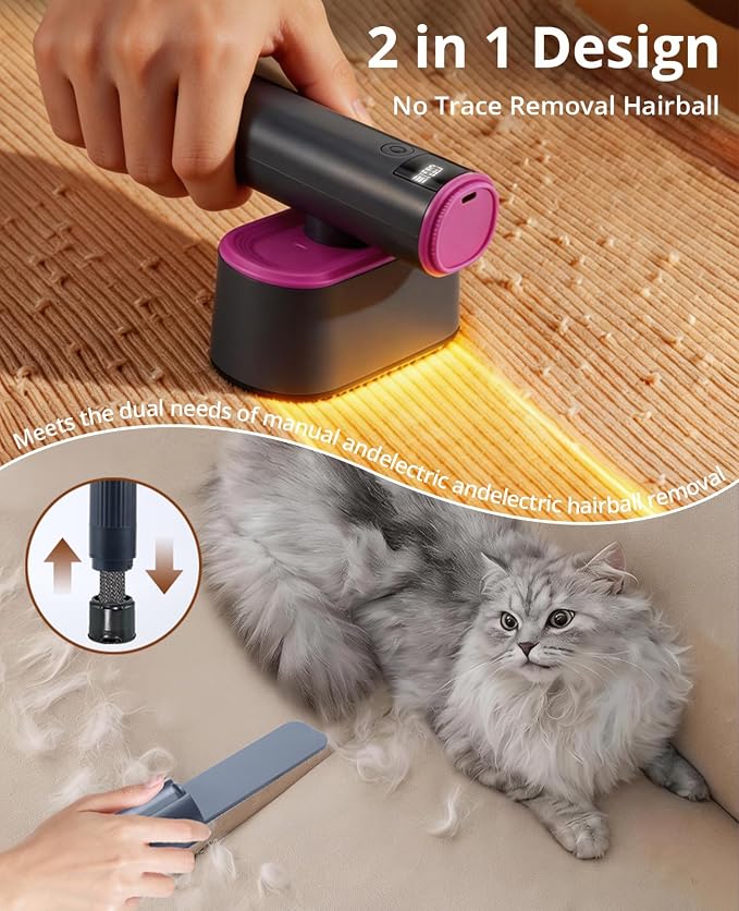 Fabric Shaver, 2-in-1 Rechargeable Lint Shaver - Image 2