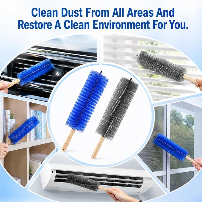 Fan Cleaning Brush, 2026 Bendable Microfiber Head, Reusable Dust Remover - Image 7
