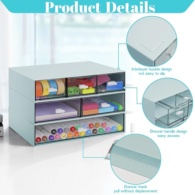 3 Tier Stackable Desk Organizer - Image 4